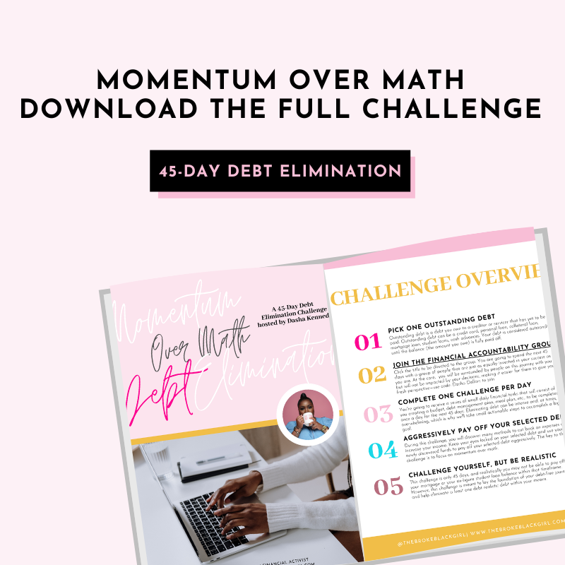 Momentum Over Math: 45 Day Debt Elimination Challenge