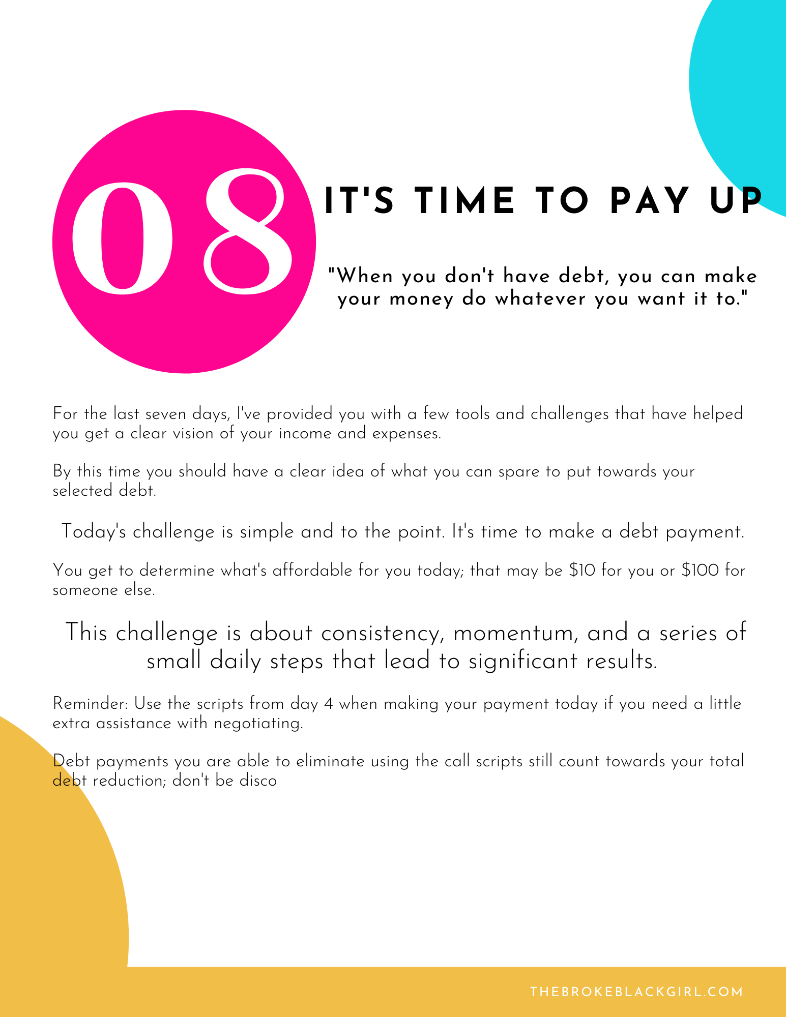 Momentum Over Math: 45 Day Debt Elimination Challenge